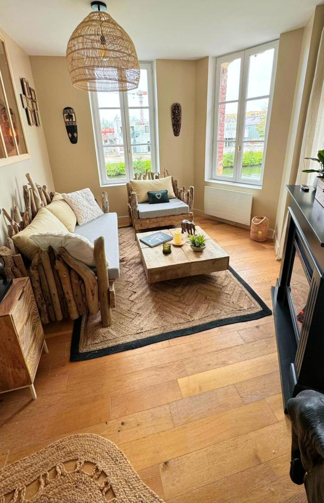 Duplex Safari Jusqu'A 4 Personnes, Spa, Cinema Et Lit Sous Les Arbres, Day Use, 10 Min Centre Amiens Exterior foto